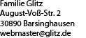August-Vo-Str. 2, 30890 Barsinghausen, webmaster@glitz.de